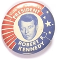 Robert Kennedy Stars and Stripes Celluloid