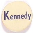 Robert Kennedy Blue and White Celluloid