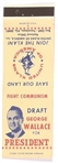 Wallace KKK Matchbook Cover