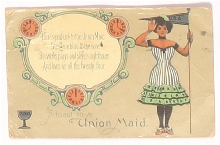 Union Maid Postcard