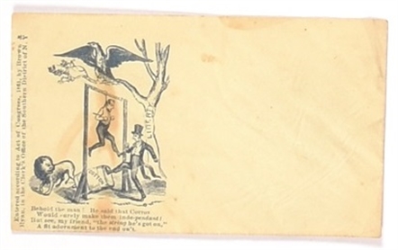 Anti Jefferson Davis Civil War Cover