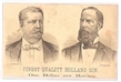 Hancock, English Holland Gin Advertising Card