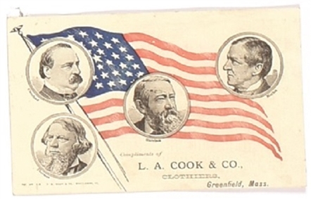 Cleveland, Harrison Massachusetts Clothing Trade Card