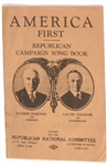 Harding, Coolidge America First Song Book
