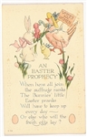 Suffrage Easter Postcard