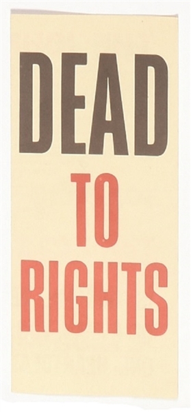 Anti LBJ Dead to Rights Pamphlet