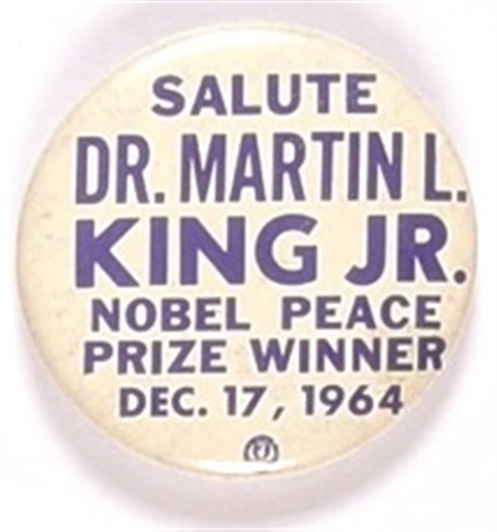 Martin Luther King Jr. Nobel Peace Prize Winner