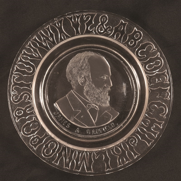 Garfield Glass Plate