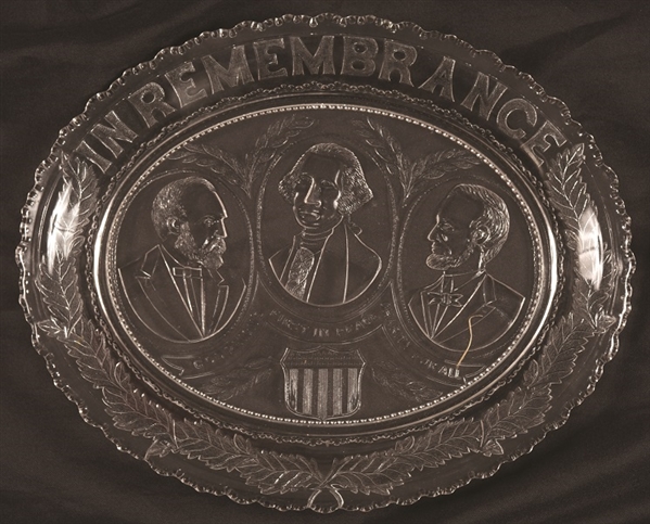 Presidents Memorial Glass Tray