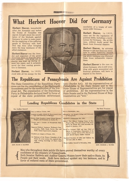 Hoover Pennsylvania Textile Campaign Item