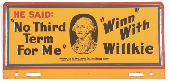 Winn With Willkie License