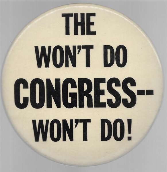 The Wont Do Congress Wont Do 6 Inch Pin