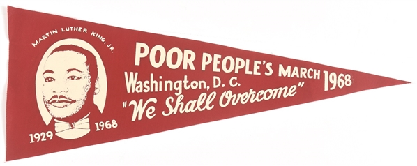 Poor Peoples March 1968 Pennant