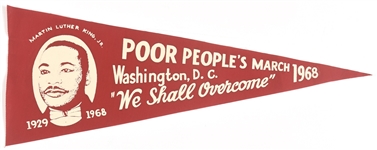 Poor Peoples March 1968 Pennant