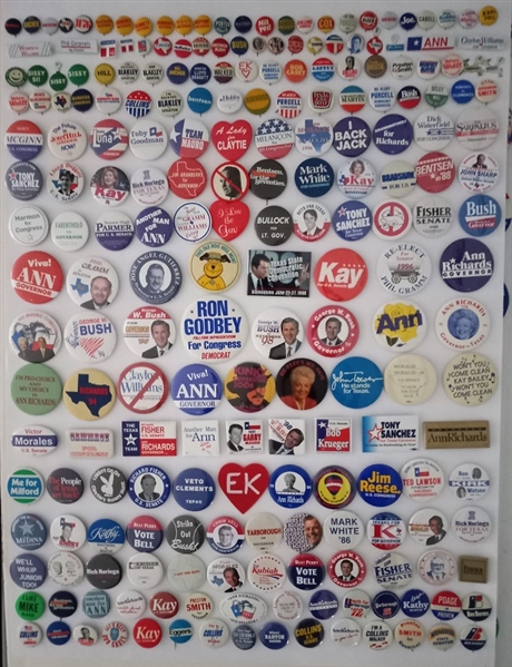 Huge Group of Texas Local Pins