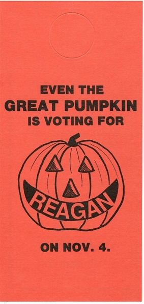 Reagan Pumpkin Door Hanger 