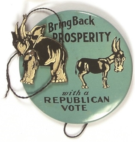 Bring Back Prosperity Hoover Mechanical Pin