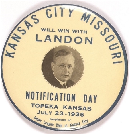 Landon Kansas Notification Day Pin