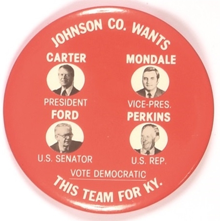Carter Johnson County, Ky., Coattail Pin