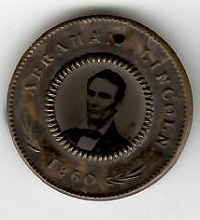Lincoln, Hamlin 1860 Ferrotype