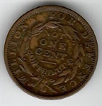Webster anti Van Buren Hard Times Token