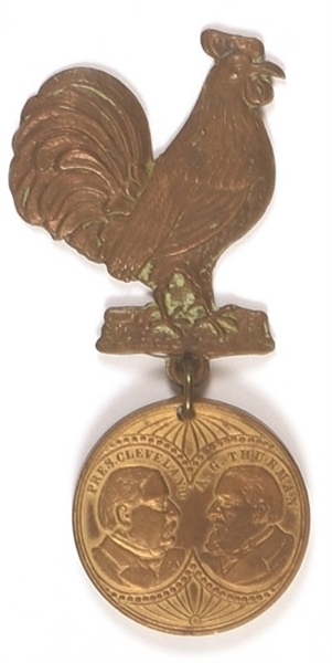 Cleveland, Thurman Jugate Medal With Rooster