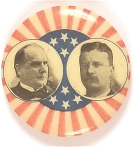 McKinley, TR Scarce Stars and Stripes Jugate