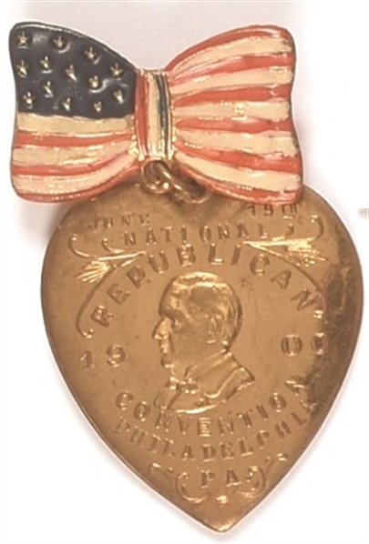 William McKinley 1900 Convention Medal