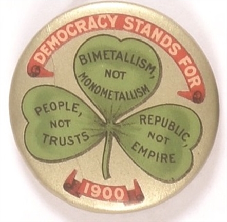 Bryan Republic Not Empire Shamrock Pin