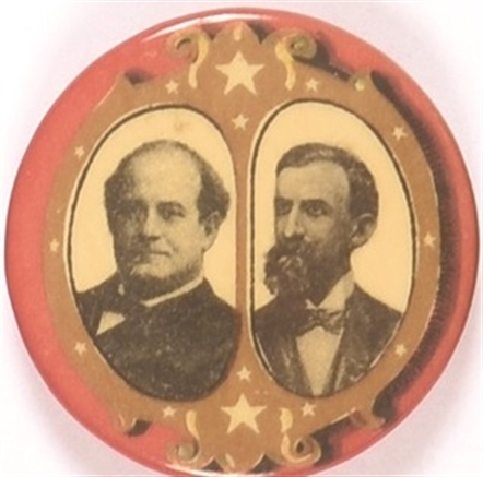 Bryan, Kern Scarce Red Border Celluloid