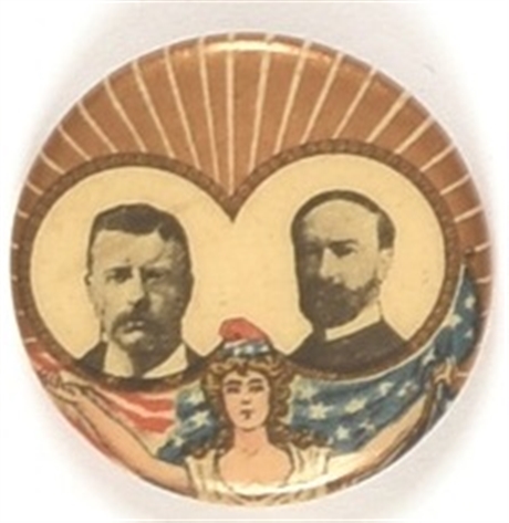 Roosevelt, Fairbanks Lady Liberty Jugate