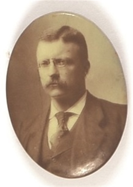 Roosevelt Tinted Sepia Celluloid
