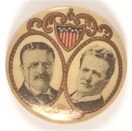 Roosevelt, LaFollette Filigree and Shield