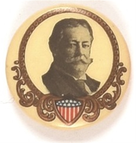Taft Shield and Filigree Pin