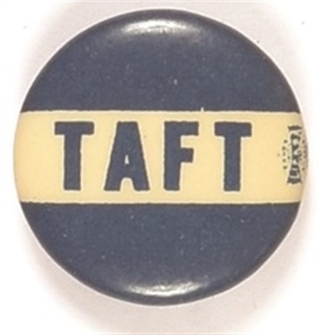 Taft Blue and White Celluloid