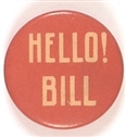 Taft Red Hello Bill