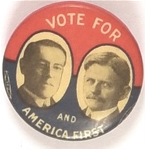 Vote for Wilson, Marshall America First