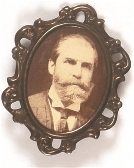 Hughes Sepia Cameo Pin
