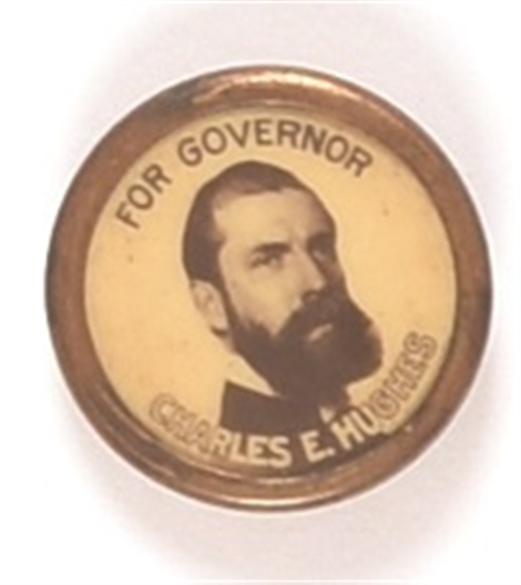 Hughes for Governor Smaller Size Celluloid