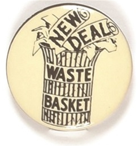 Willkie New Deal Waste Basket