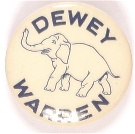 Thomas Dewey Elephant Celluloid