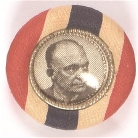Ike Clothing Button, Cloth Border