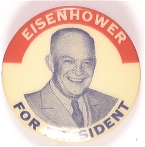 Eisenhower for President RWB Celluloid