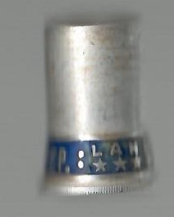 Landon Blue Metal Whistle