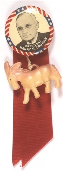 Truman Celluloid With Donkey, Ribbons