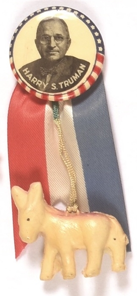 Truman Celluloid, Donkey, RWB Ribbons