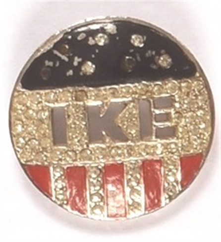 Eisenhower Ike Enamel Pin