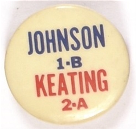Johnson and Keating New York Split Ticket