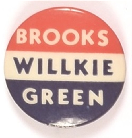 Willkie, Brooks, Green Illinois Coattail