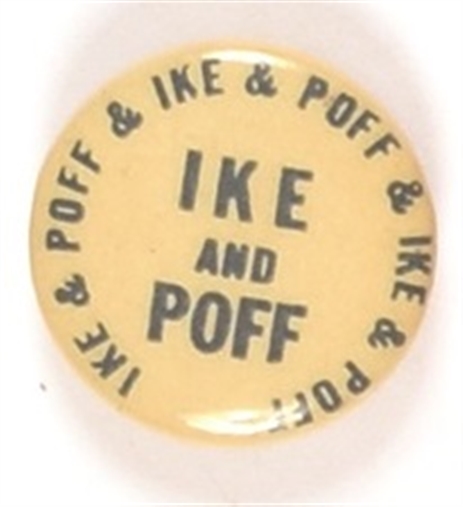 Ike and Poff Scarce Virginia Coattail
